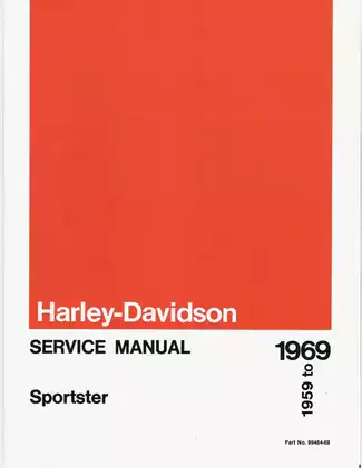 Harley-Davidson Sportster 1959-1969 Repair and Service Manual