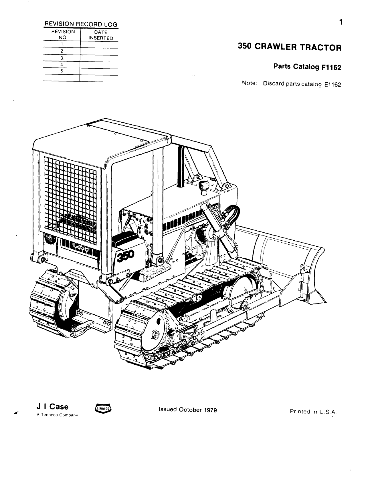 Case 350 crawler tractor parts catalog Preview image 3