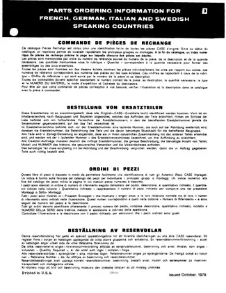 JiCase 350 Crawler Tractor Parts Catalog (F1162) - Comprehensive Guide 1979 Preview image 5