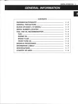 2001–2009 Suzuki DR-Z250 Service Manual (P/N 99500-42157-01E) – preview page 5
