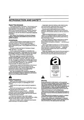 Massey Ferguson 300 series, 360, 362, 365 tractor workshop manual Preview image 4