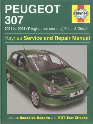 2001-2004 Peugeot 307 service and repair manual