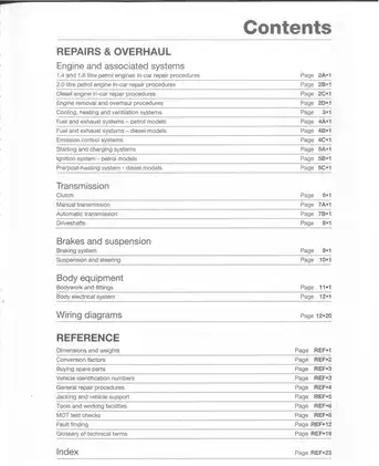 2001-2004 Peugeot 307 service and repair manual Preview image 4