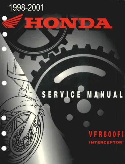 Preview: 1998–2001 Honda Interceptor VFR800FI Service Manual (P/N 14MBGWW)