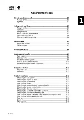 Yamaha F50D T50D F60D T60D Outboard Motor Service Manual Preview image 4