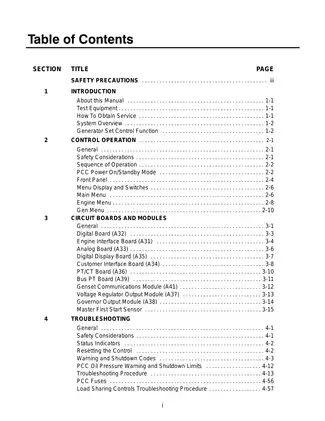 Comprehensive Digital Control Manual for PowerCommand® Generator Set Operations Preview image 3