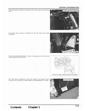 2004-2005 Honda CBR1000RR Fireblade manual Preview image 5