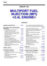 2000–2005 Mitsubishi Eclipse RS, GS, and GT Factory Service Manual (P/N MPD970389) – preview page 3