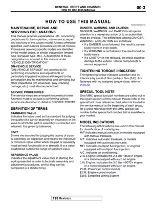 2000-2005 Mitsubishi Eclipse manual Preview image 3