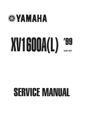 1999-2003 Yamaha XV1600A, XV1600, XV16 Wild Star service manual Preview image 1