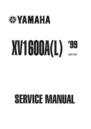 Yamaha XV1600A Service Manual - Comprehensive Guide for Maintenance and Repair Preview image 1