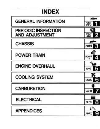 1991-1993 Yamaha Exciter II 570, EX570 snowmobile service manual Preview image 2