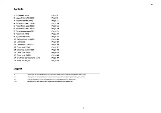 Kyocera Mita KM-2530, KM-3530, KM-4030 multifunctional device service guide Preview image 2