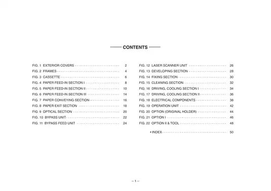 Kyocera KM-3035, KM-4035, KM-5035 parts list Preview image 4