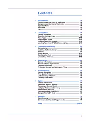 Kyocera Mita FS-1100 + FS-1300 laser printer operation guide Preview image 3