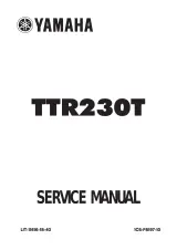 2005 Yamaha TTR230T Factory Service & Repair Manual (P/N LIT-11616-18–40) – preview page 1