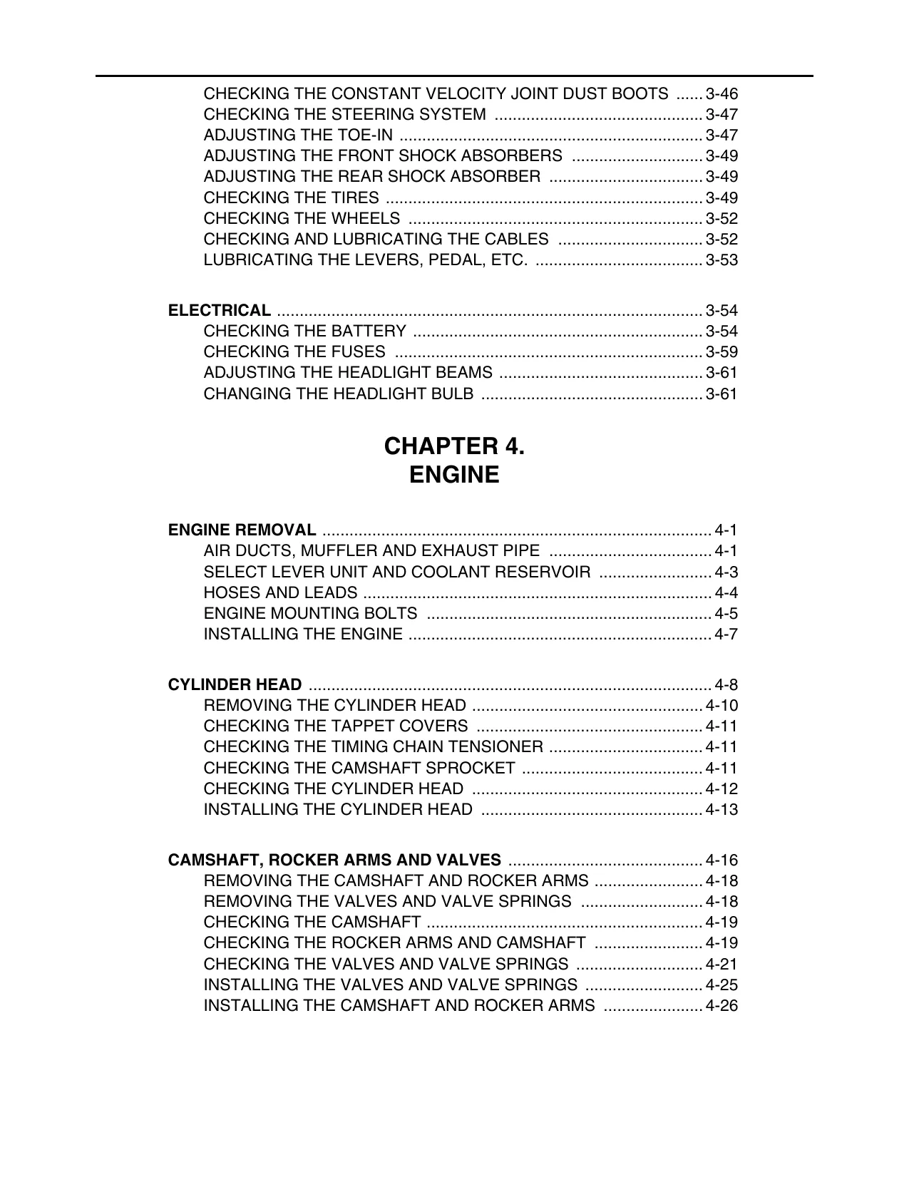 Yamaha ATV Detailed Service Manual: Maintenance and Repair Guide Preview image 4