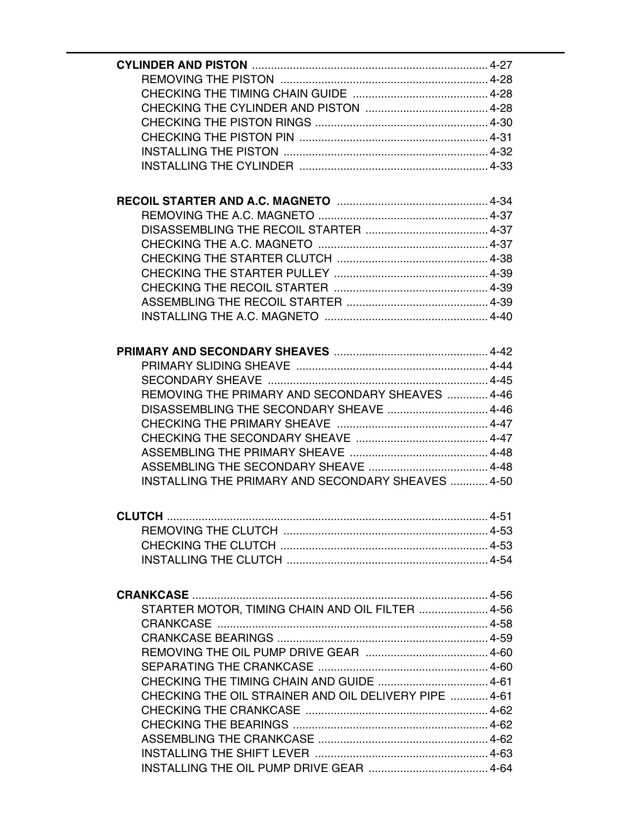 Yamaha ATV Detailed Service Manual: Maintenance and Repair Guide Preview image 5