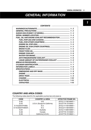 Suzuki GSX-R1000 Service Manual 2007 - Comprehensive Guide for Maintenance and Overhaul Preview image 3