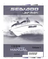 1999 Sea-Doo Sportster 1800 / Challenger 1800 Shop Manual (P/N 219 100 097, 219 100 099) – preview page 1
