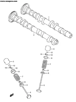 2003-2004 Suzuki GSX-R1000 K3-K4 service, repair manual Preview image 5