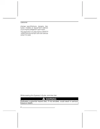 2009 Can-Am DS 450/450 X Operator's Manual Preview image 4