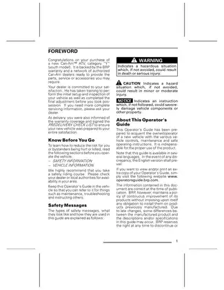 2009 Can-Am DS 70 and DS 90 Service Manual - Comprehensive Operator's Guide Preview image 4