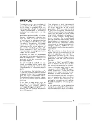 Can-Am DS 70 & DS 90 Operator's Guide: Comprehensive User Manual Preview image 3