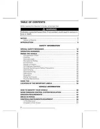 Can-Am DS 70 & DS 90 Operator's Guide: Comprehensive User Manual Preview image 4