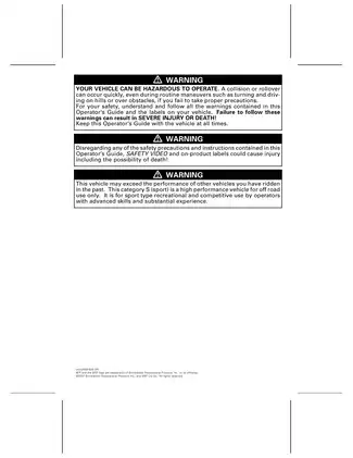 2008 Can-Am DS 450 ATV Operator's Guide - Comprehensive Manual Preview image 2