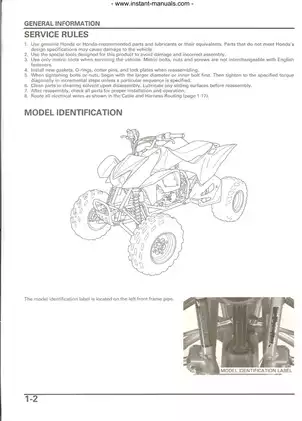 Comprehensive Service Manual for ATV and UTV Maintenance Preview image 4