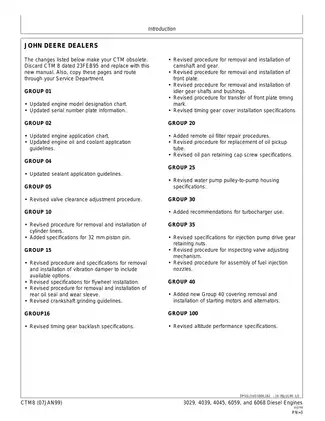 John Deere 300, 3029, 4039, 4045, 6059, 6068 engine technical manual Preview image 3