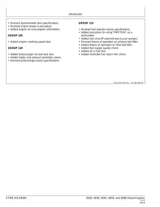 John Deere 300, 3029, 4039, 4045, 6059, 6068 engine technical manual Preview image 4