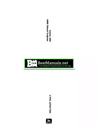 John Deere 6466 Diesel Engine Technical Manual Preview image 2
