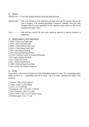 Mitsubishi Diesel Engine Service Manual (S3L, S4L, S4L2) Preview image 3