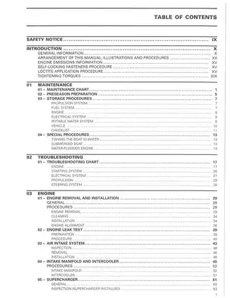 Comprehensive 2006 Sea-Doo Sport Boat Shop Manual Preview image 4