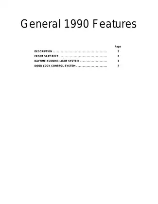 1987-1991 Toyota Camry shop manual Preview image 2