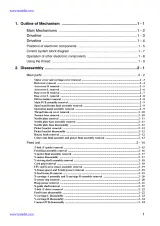 Brother PR600 Embroidery Machine Service Manual 2003 (P/N PR600SM) – preview page 3