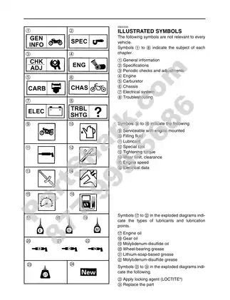 1998-2009 Yamaha 650 V-Star repair manual Preview image 5