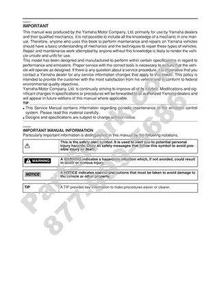 Yamaha FZ6RY 2009 Service Manual: Comprehensive Guide for Maintenance and Repair Preview image 4