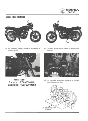 1980-1985 Honda CB650 repair manual Preview image 2