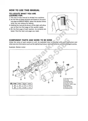 1996-2009 Suzuki DR200SE service manual Preview image 4