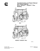 Cummins M11 Series (STC, Celect, Celect Plus) Troubleshooting and Repair Manual (P/N 3666139-00) – preview page 1