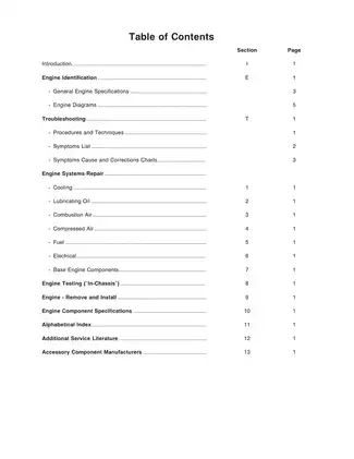 Cummins LTA-10C Big Cam III & Big Cam IV, NT 855 series diesel engine repair manual Preview image 3