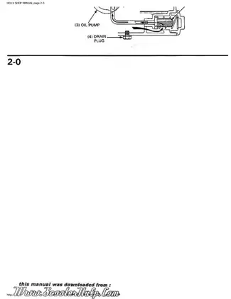 Honda Helix Scooter Complete Service Manual (1993) Preview image 4