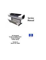 HP Designjet T1100/T1100ps/T610/T1120/T1120ps Service Manual (P/N Q6683-90901) – preview page 1