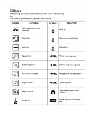 2011 Yamaha Raptor 125, YFM125RA service manual Preview image 5