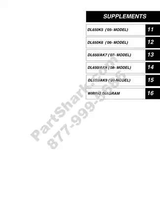 Suzuki DL650 Service Manual (2005-2009) - Expert Workshop Guide for Maintenance and Repair Preview image 3