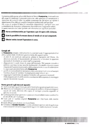 Husqvarna TE 410 & TE 610 Workshop Manual - Comprehensive Service Guide Preview image 4