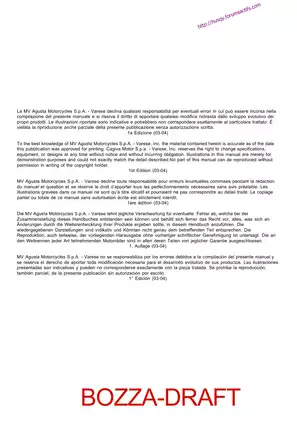 MV Agusta TE 250-510 Workshop Manual Preview image 2